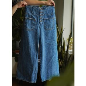 Free people wide leg pants